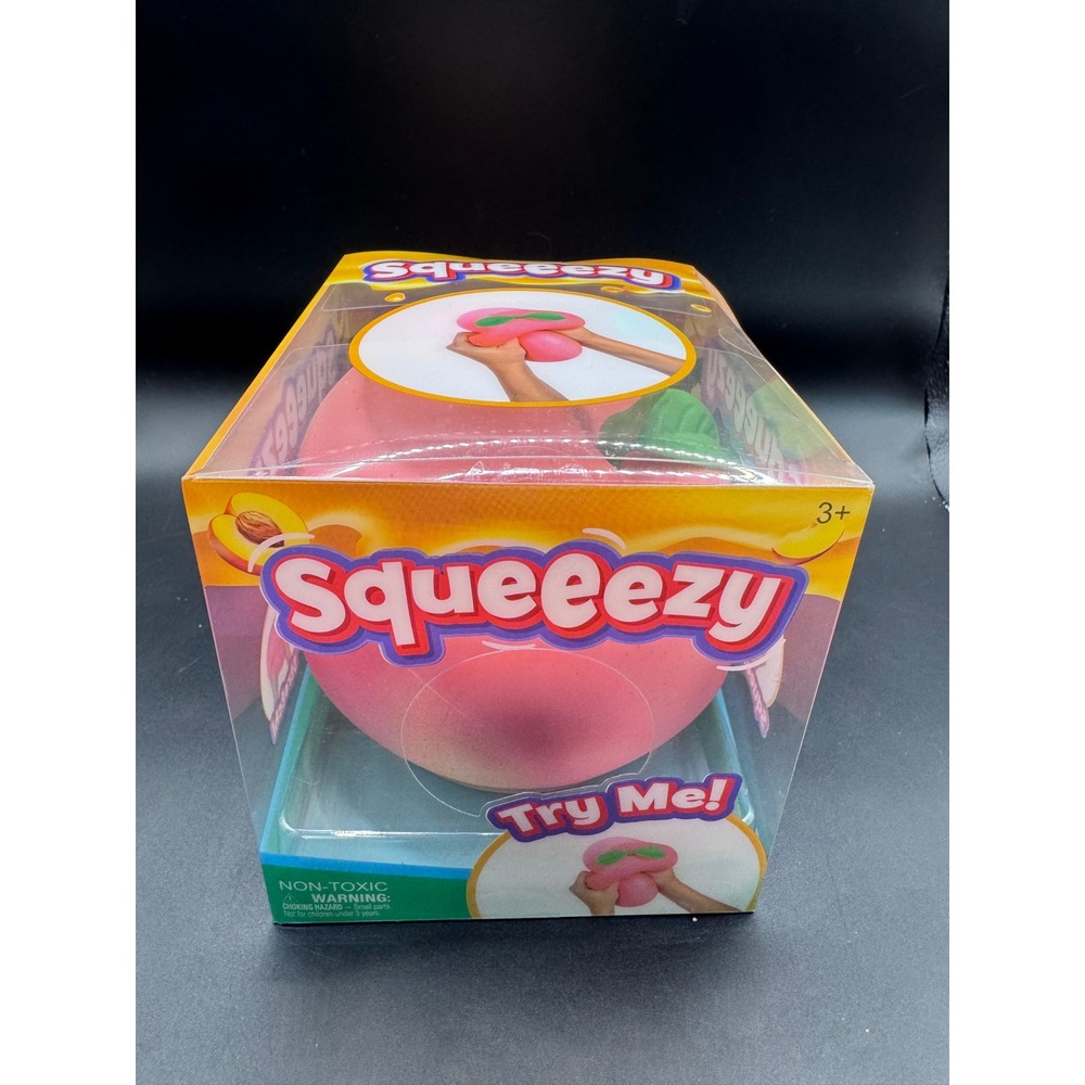 Sunny Days Squeeezy Peach Jumbo Stress Toy Fidget Squeeze Stretch 571074 Pink